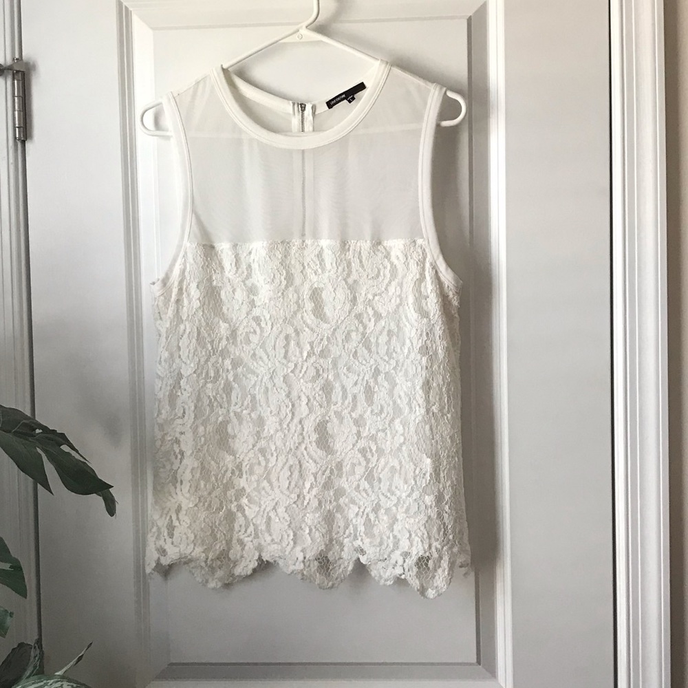 Floral Lace Embroidered Sequin Top 💕